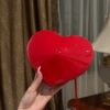 Le coeur leather crossbody bag Alaïa Red in Leather