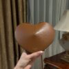 Le coeur leather crossbody bag Alaïa brown  in Leather