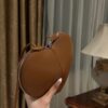 Le coeur leather crossbody bag Alaïa brown  in Leather