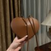 Le coeur leather crossbody bag Alaïa brown  in Leather