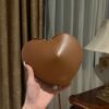 Le coeur leather crossbody bag Alaïa brown  in Leather