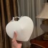Le coeur leather crossbody bag Alaïa white in Leather