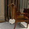 Le coeur leather crossbody bag Alaïa white in Leather