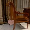 Le coeur leather crossbody bag Alaïa pink in Leather369