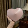 Le coeur leather crossbody bag Alaïa pink in Leather369