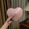 Le coeur leather crossbody bag Alaïa pink in Leather369