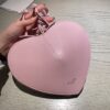 Le coeur leather crossbody bag Alaïa pink in Leather