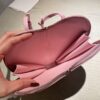 Le coeur leather crossbody bag Alaïa pink in Leather