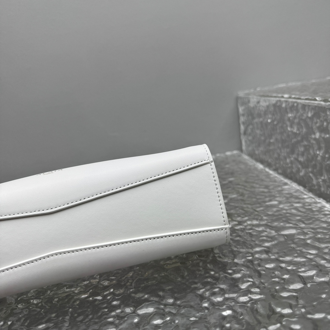 Alaïa East West S Shoulder Bag in White  Alaia002514
