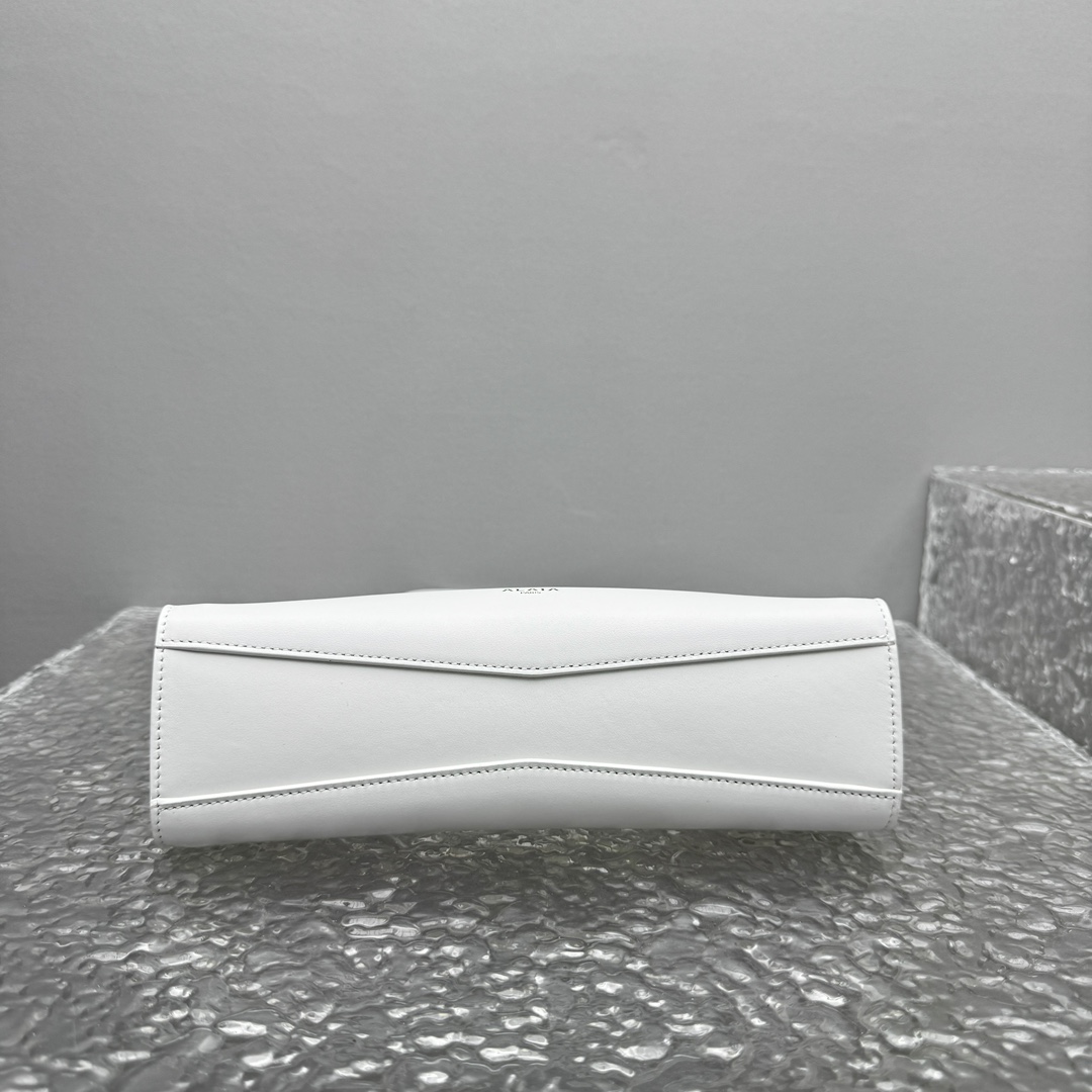 Alaïa East West S Shoulder Bag in White  Alaia002514