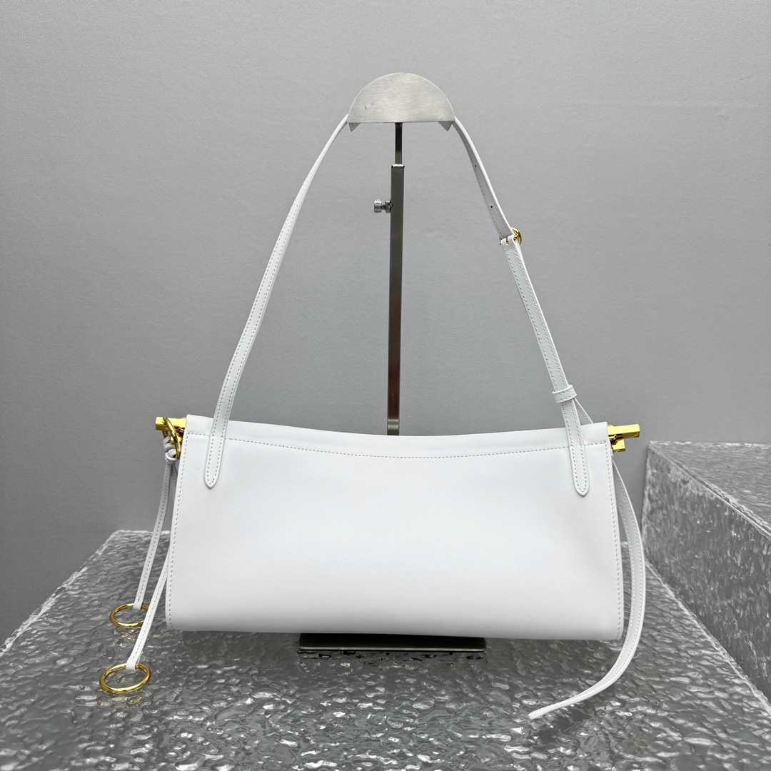 Alaïa "Le Click East West" shoulder bag White - Women