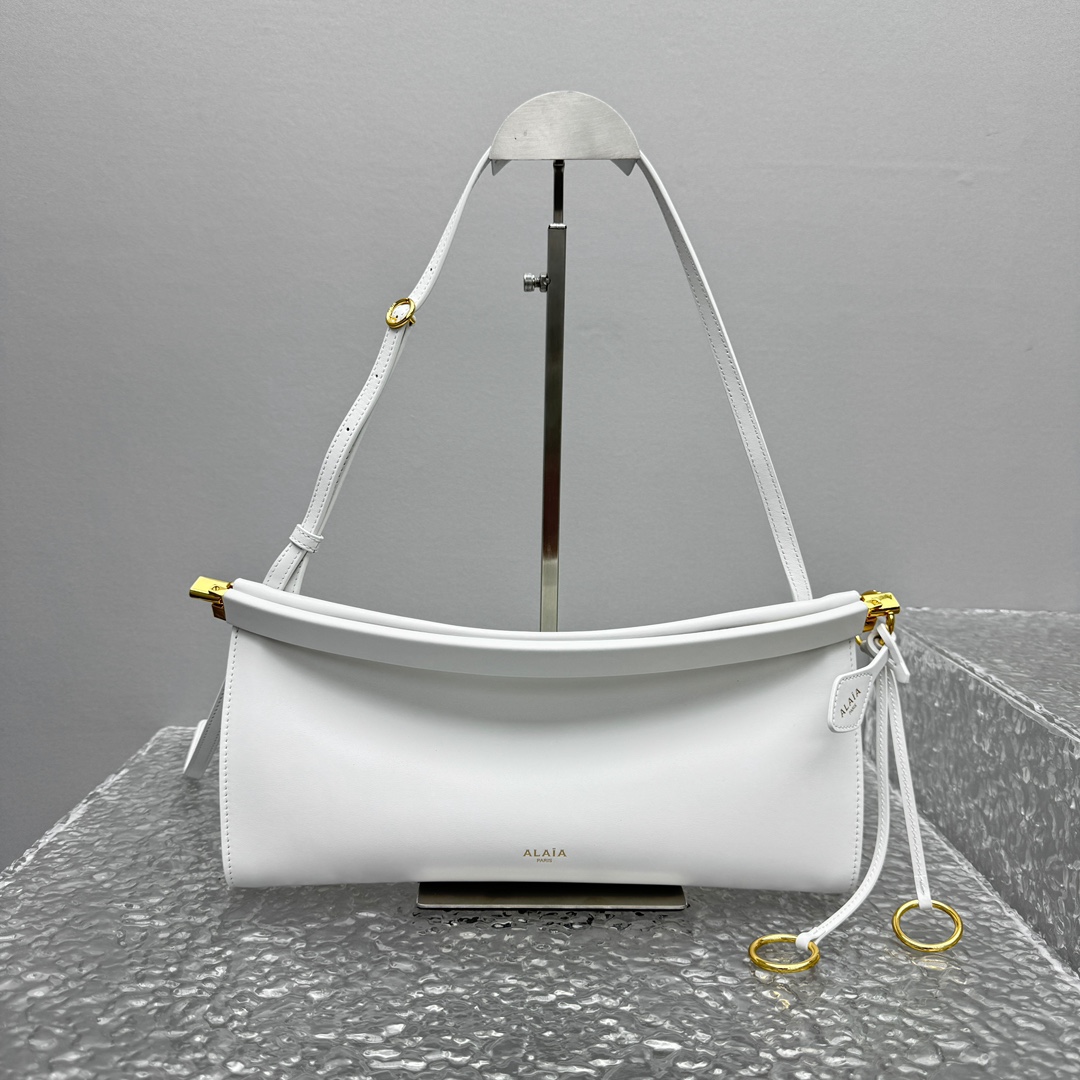 Alaïa "Le Click East West" shoulder bag White - Women