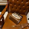 Balmain logo-plaque leather-trimmed Satchel | Neutrals BALMAIN 00009