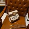 Balmain logo-plaque leather-trimmed Satchel | Neutrals BALMAIN 00009