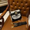 B-Buzz 23 Crossbody - Balmain - Canvas - Black Cloth ref.1084394