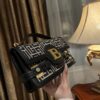 B-Buzz Shoulder 24 Purse - Balmain - Cotton - Ivory/Black
