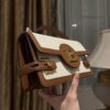 Balmain Brown B-Buzz 24 Shoulder Bag in Canvas &BALMAIN 00039