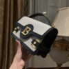Balmain Black B-Buzz 24 Shoulder Bag in Canvas &