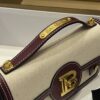 bag BALMAIN Women B Buzz 24 Canvas and Leather Bag