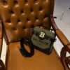 Balmain B-Buzz 23 Canvas Tote Bag | Green |