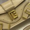 BALMAIN - Blaze Leather Pouch Box Top Handle Bagin brown  Balmain