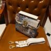 Balmain BBuzz 23 Sky-Print Canvas Satchel Bag  BALMAIN 00119