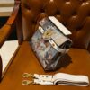 Balmain BBuzz 23 Sky-Print Canvas Satchel Bag  BALMAIN 00119