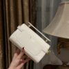 Balmain White B-Buzz Grained Calfskin Bag |