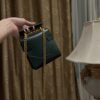 Buy Balmain green  B-Buzz 23 Mini Bag in Smooth Leather Fo