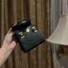 Buy Balmain green  B-Buzz 23 Mini Bag in Smooth Leather Fo