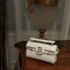 Balmain White B-Buzz Grained Calfskin Bag |