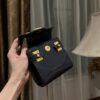 B-Buzz Mini 12 leather bag black - Women | BALMAIN 00149