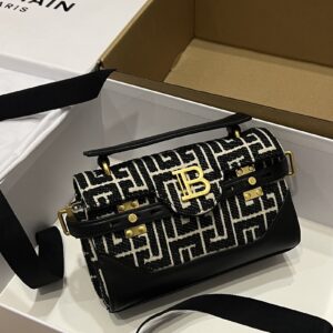 Bbuzz 19 Crossbody Bag – Balmain – Leather – Black