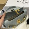 Balmain handbags T. Leather Blue .1631666 BALMAIN  0019