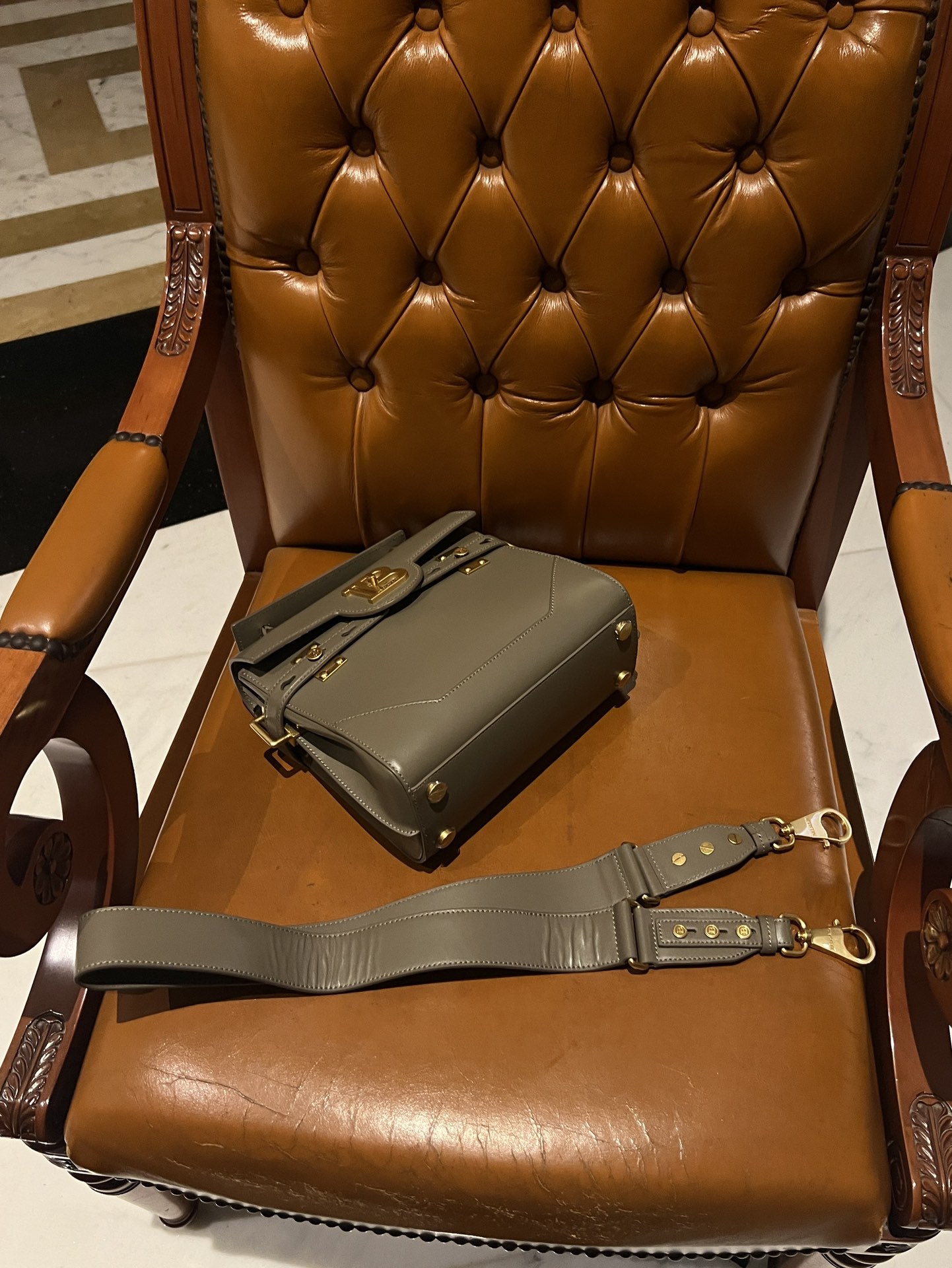 Balmain B Buzz Small Shoulder Bag In green LeatherBALMAIN 00209