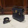 Balmain Bbuzz 23 Bag in Black Leather ref.512724  BALMAIN 00219