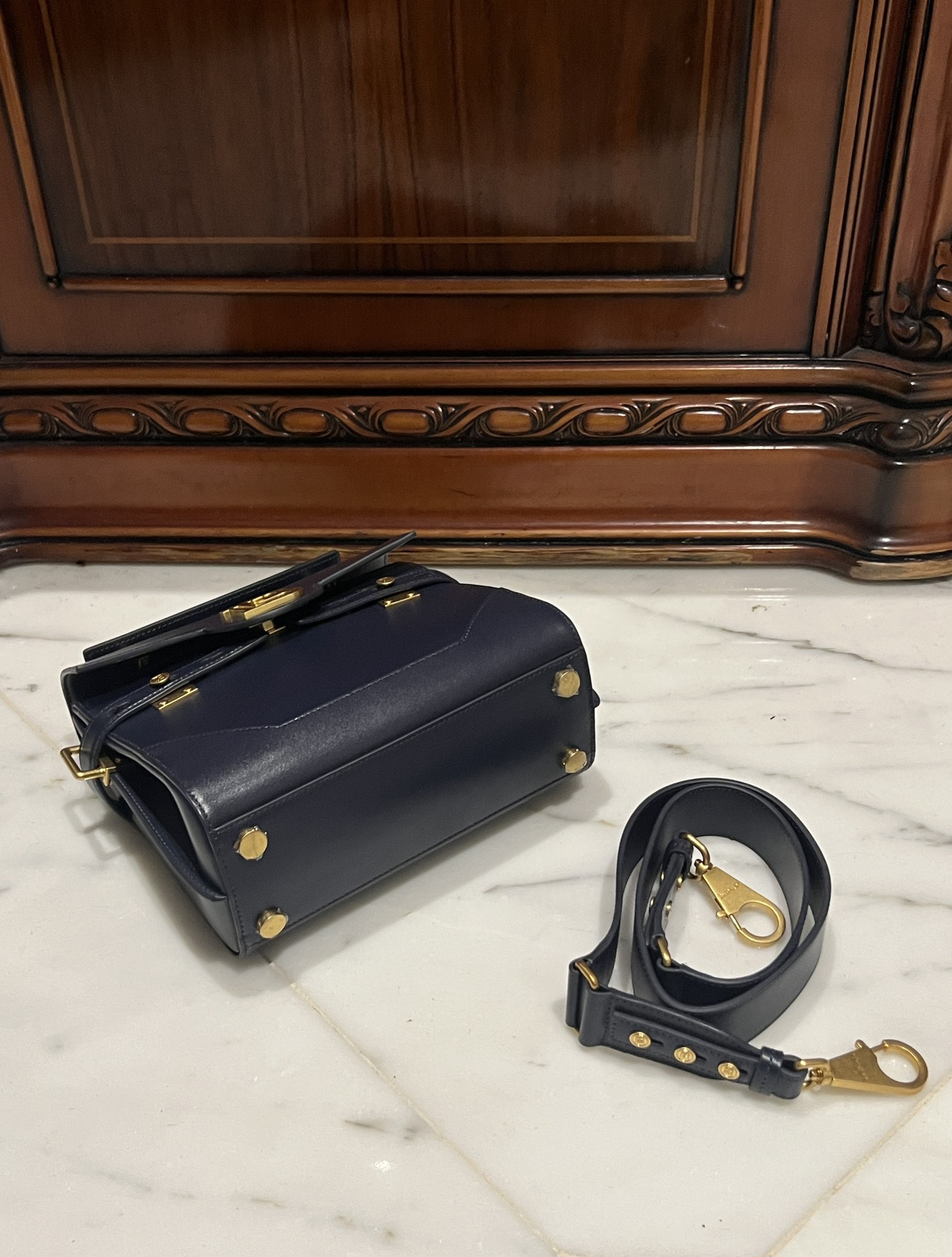 Balmain Bbuzz 23 Bag in Black Leather ref.512724  BALMAIN 00219