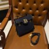 Balmain B-Buzz 23 Tote Bag in Black  BALMAIN 00229