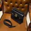 Balmain B-Buzz 23 Tote Bag in Black  BALMAIN 00229