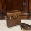 Balmain Smooth leather B-Buzz 23 bag brown brown - Women | BALMAIN