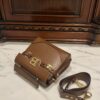 Balmain Smooth leather B-Buzz 23 bag brown brown - Women | BALMAIN