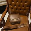 Balmain Brown Calf Leather B-Buzz 18 Satchel France - Balmain | MyPrivateDressing BALMAIN 00249