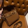 Balmain Brown Calf Leather B-Buzz 18 Satchel France - Balmain | MyPrivateDressing BALMAIN 00249