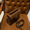 Balmain Brown Calf Leather B-Buzz 18 Satchel France - Balmain | MyPrivateDressing BALMAIN 00249