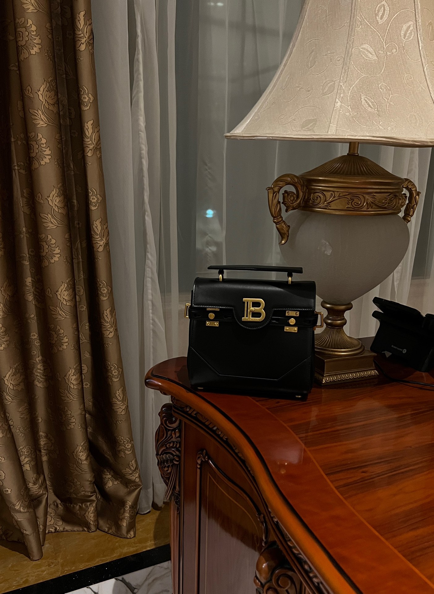 Balmain Pre-Owned B-Buzz 23 Tote Bag | Black | BALMAIN 00269