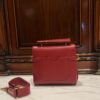BALMAIN Bbuzz 23 Leather Shoulder Bag red Balmain BALMAIN 00279