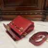 BALMAIN Bbuzz 23 Leather Shoulder Bag red Balmain BALMAIN 00279