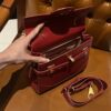 Bbuzz 22 Hobo Bag - Balmain - Red - Leather ref.723067BALMAIN 00289