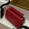 Balmain Smooth leather B-Buzz 19 bag in red | 24s
