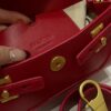 Balmain Smooth leather B-Buzz 19 bag in red | 24s